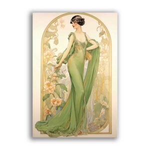 GF-ART NOUVEAU-044. Carta di riso grande formato