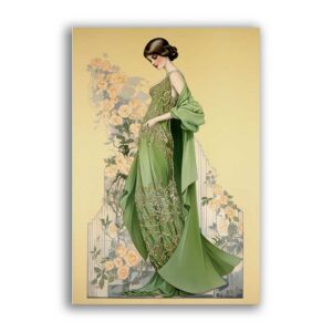 GF-ART NOUVEAU-045. Carta di riso grande formato