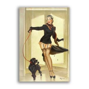 GF-PIN-UP-021. Carta di riso grande formato