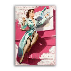 GF-PIN-UP-023. Carta di riso grande formato