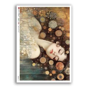 ARTWORK-0148. Carta di riso opere d'arte per decoupage.