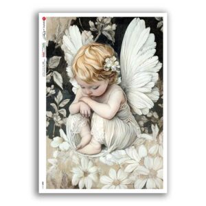 BABY-0111. Carta di riso bambini per decoupage.