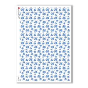 FLOWERS-0160. Carta di riso fiori per decoupage.