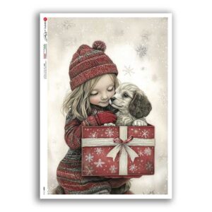 BABY-0114. Carta di riso bambini per decoupage.