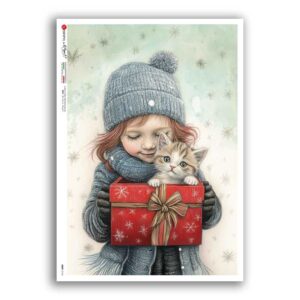 BABY-0115. Carta di riso bambini per decoupage.