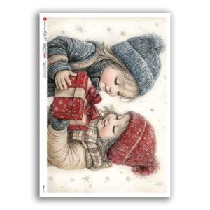 BABY-0117. Carta di riso bambini per decoupage.