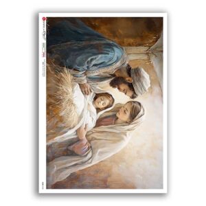 CULT-0183. Carta di riso sacra per decoupage.