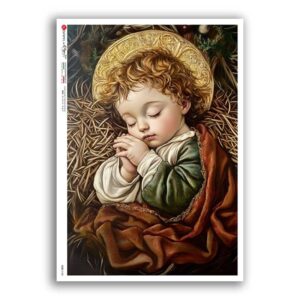 CULT-0188. Carta di riso sacra per decoupage.