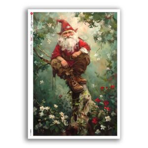FAIRIES-0116. Carta di riso fate per decoupage.