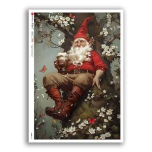 FAIRIES-0121. Carta di riso fate per decoupage.