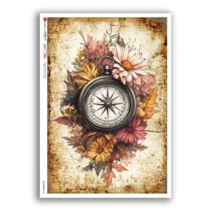 OLD OBJECTS-0046. Carta di riso oggetti vintage per decoupage.