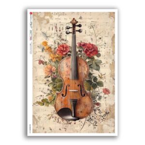 OLD OBJECTS-0048. Carta di riso oggetti vintage per decoupage.