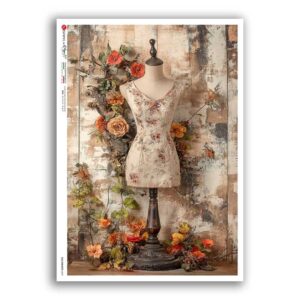OLD OBJECTS-0049. Carta di riso oggetti vintage per decoupage.