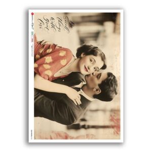 OLD-PHOTOS-0123. Carta di riso vittoriana per decoupage.