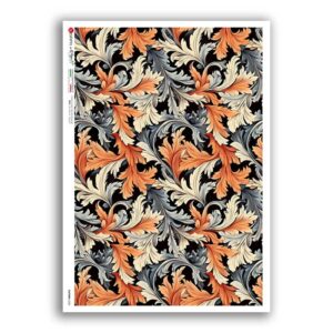 PATTERN-0258. Carta di riso texture per decoupage.