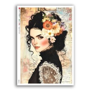 SCENE-0206. Carta di riso pittorico per decoupage.