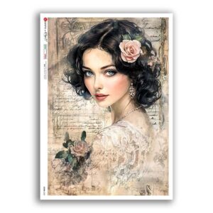 SCENE-0208. Carta di riso pittorico per decoupage.