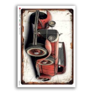 VEHICLES-0080. Carta di riso veicoli per decoupage.