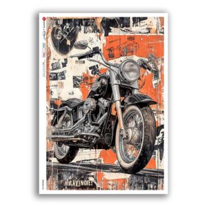 VEHICLES-0082. Carta di riso veicoli per decoupage.