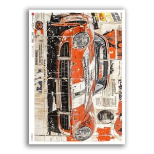 VEHICLES-0084. Carta di riso veicoli per decoupage.