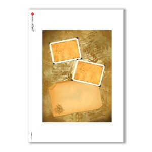 ALBUM-L-0055. Carta di riso album per decoupage.