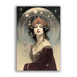 GF-ART NOUVEAU-049. Carta di riso grande formato