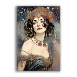 GF-ART NOUVEAU-050. Carta di riso grande formato