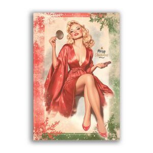GF-PIN-UP-027. Carta di riso grande formato