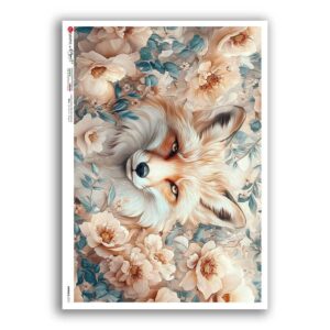 ANIMALS-0272. Carta di riso animali per decoupage.