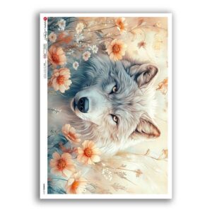 ANIMALS-0274. Carta di riso animali per decoupage.