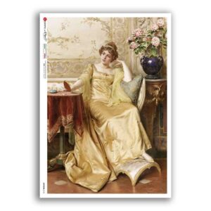 ARTWORK-0152. Carta di riso opere d'arte per decoupage.