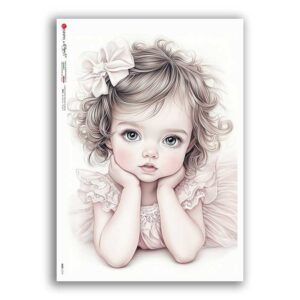 BABY-0119. Carta di riso bambini per decoupage.