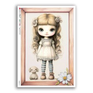 COUNTRY-0090. Carta di riso country per decoupage.
