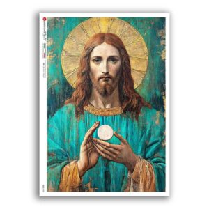 CULT-0190. Carta di riso sacra per decoupage.