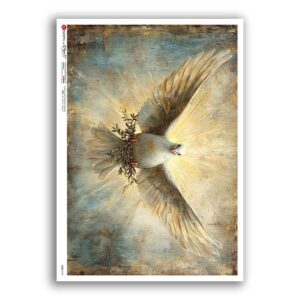 CULT-0191. Carta di riso sacra per decoupage.