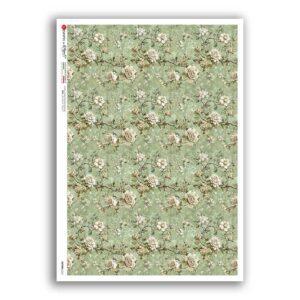 PATTERN-0261. Carta di riso texture per decoupage.