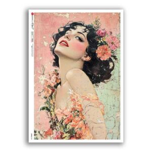 SCENE-0223. Carta di riso pittorico per decoupage.