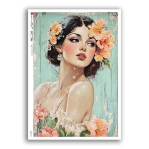 SCENE-0224. Carta di riso pittorico per decoupage.
