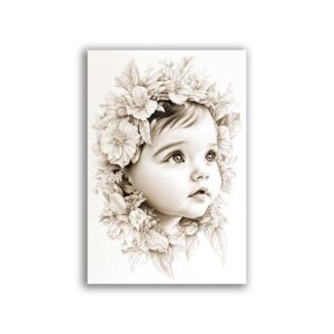 GF-BABY-032. Carta di riso grande formato