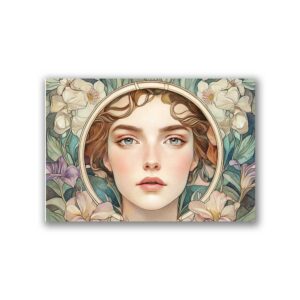 GF-ART NOUVEAU-053. Carta di riso grande formato