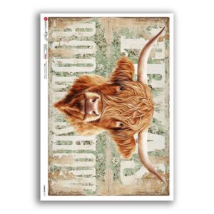 ANIMALS-0275. Carta di riso animali per decoupage.