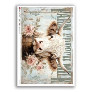 ANIMALS-0276. Carta di riso animali per decoupage.