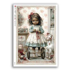 BABY-0122. Carta di riso bambini per decoupage.