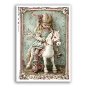 BABY-0123. Carta di riso bambini per decoupage.