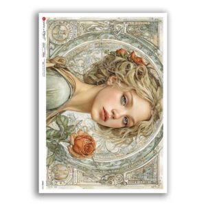 SCENE-0225. Carta di riso pittorico per decoupage.