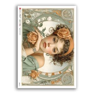 SCENE-0227. Carta di riso pittorico per decoupage.