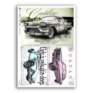 VEHICLES-0092. Carta di riso veicoli per decoupage.