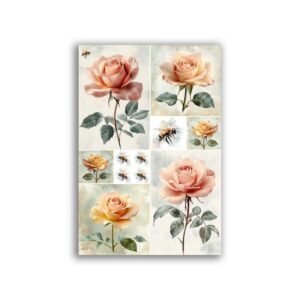 GF-FIORI-111. Carta di riso grande formato