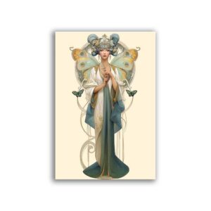 GF-ART NOUVEAU-056. Carta di riso grande formato
