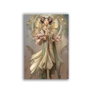GF-ART NOUVEAU-058. Carta di riso grande formato